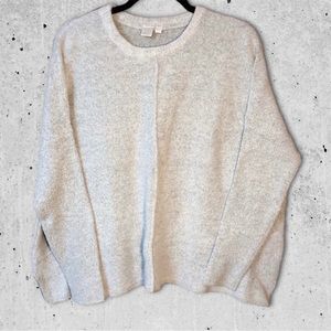 Twik • boxy light grey sweater